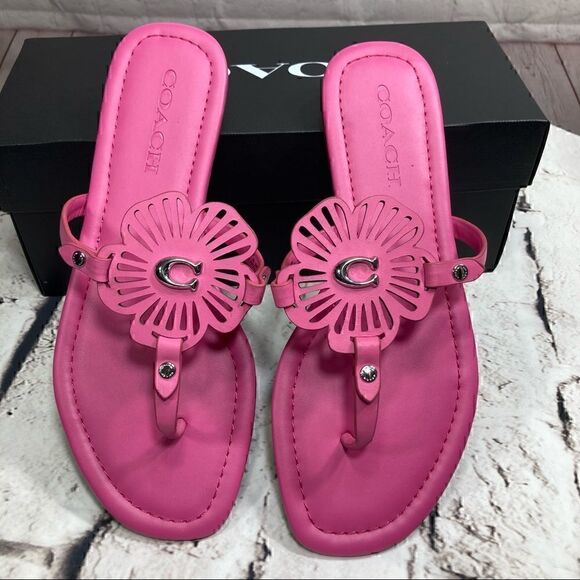 Coach Shoes - COACH JULIA SANDALS In color Petunia Pink nib women’s 8.5